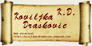 Koviljka Drašković vizit kartica